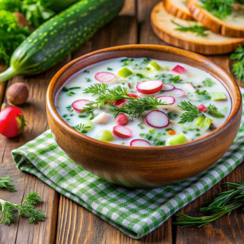 Окрошка летняя освежающая