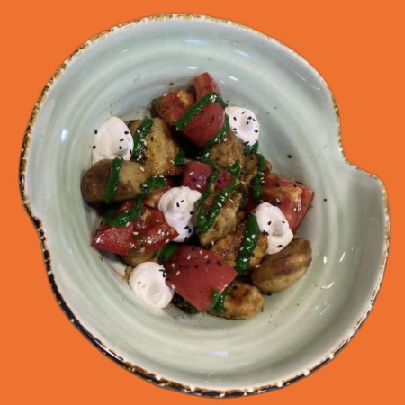 Салат "Хрустящий баклажан"