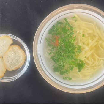 Суп лапша домашняя