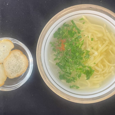 Суп лапша домашняя