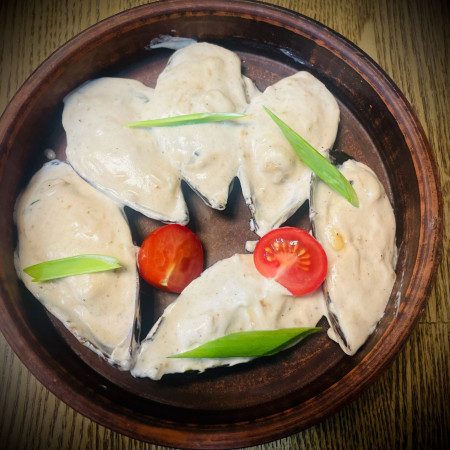 Мидии в сливочном соусе