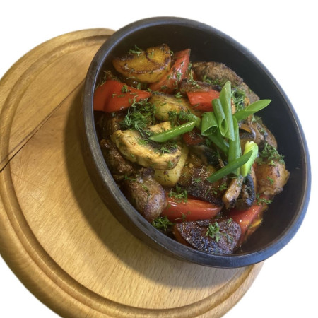 Сковородка с говядиной