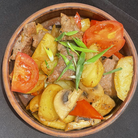 Сковородка со свининой